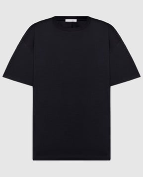 The Row Чорна футболка Mesa з вовни 7689K340