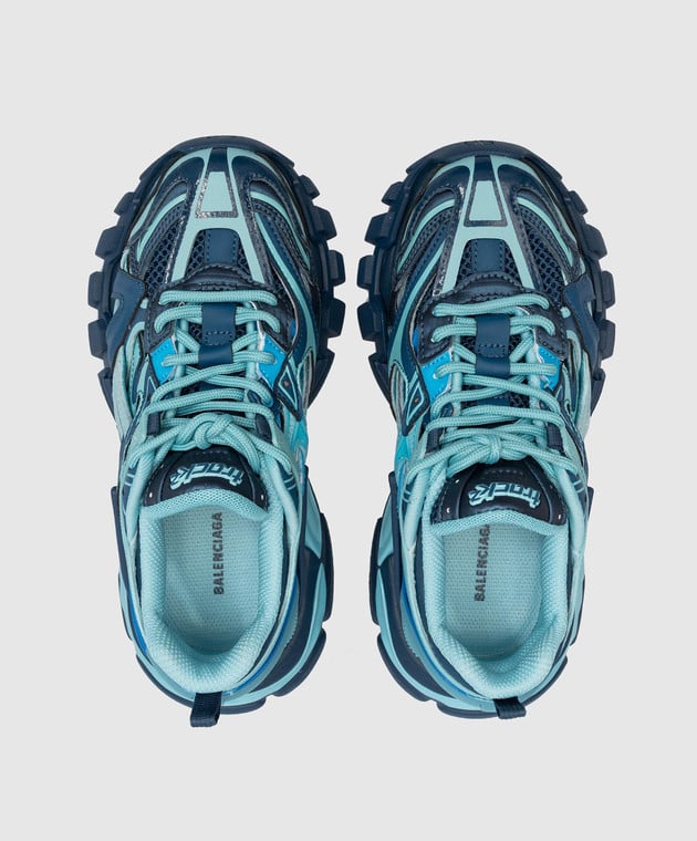 Balenciaga Children's blue sneakers Track.2 690494W3AE3 image 4
