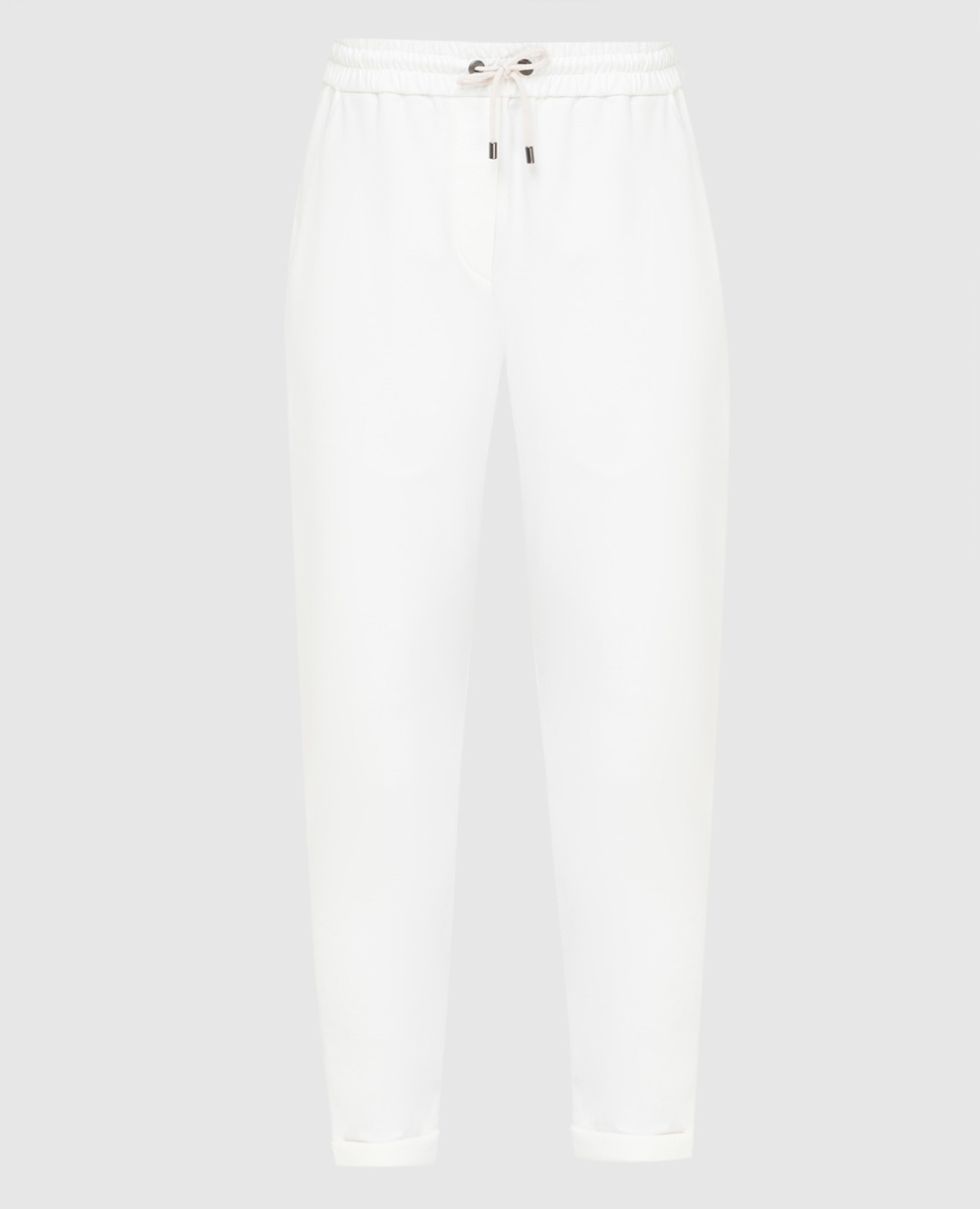 Белые спортивные брюки