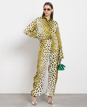 The Attico Жовті джогери в леопардовий візерунок 236WCP131V065P