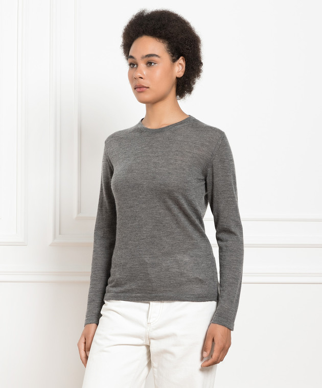 Babe Pay Pls Gray cashmere longsleeve MD869L1318430R image 3