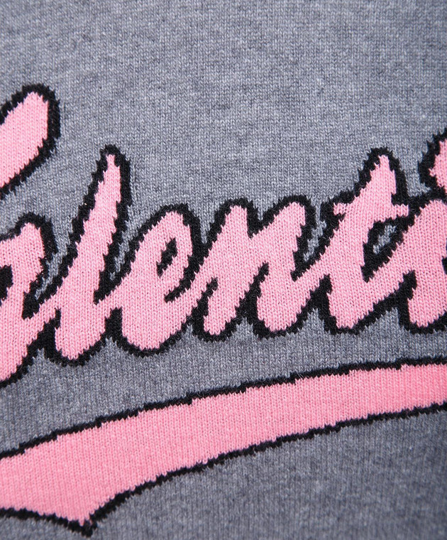 Valentino Серый джемпер из шерсти и кашемира PB3KC0533R5 изображение 5