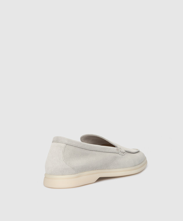 Babe Pay Pls Light gray suede slippers FREYA image 3