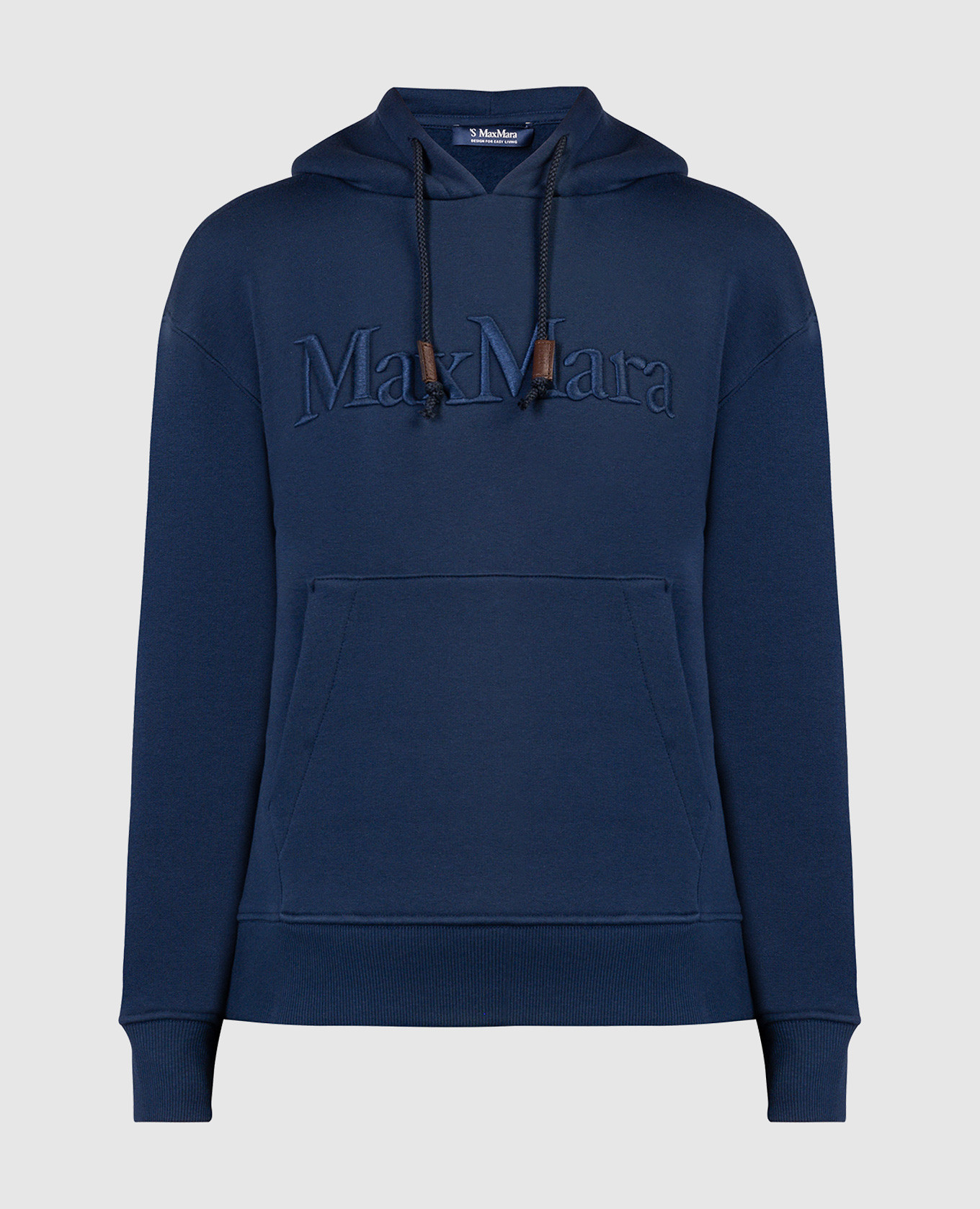 Agre logo hoodie in blue