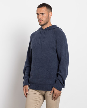 Cashmere&Whiskey Синие худи из кашемира MU8651305341R