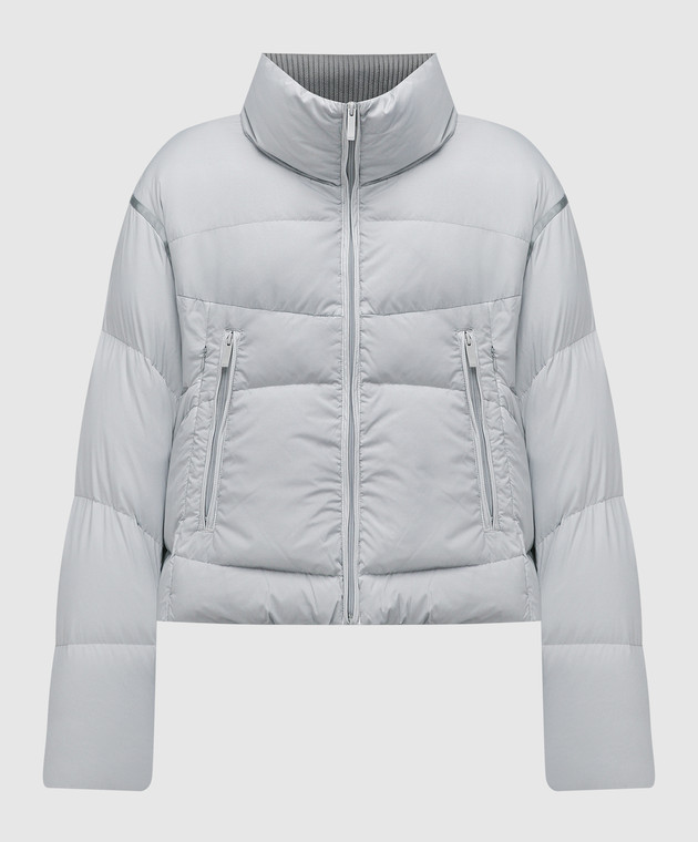 C2H4 Gray down jacket with logo R008DW015 buy with Estonia