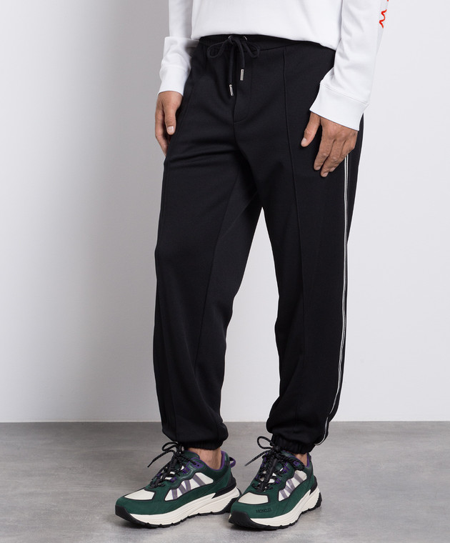 Moncler black joggers online