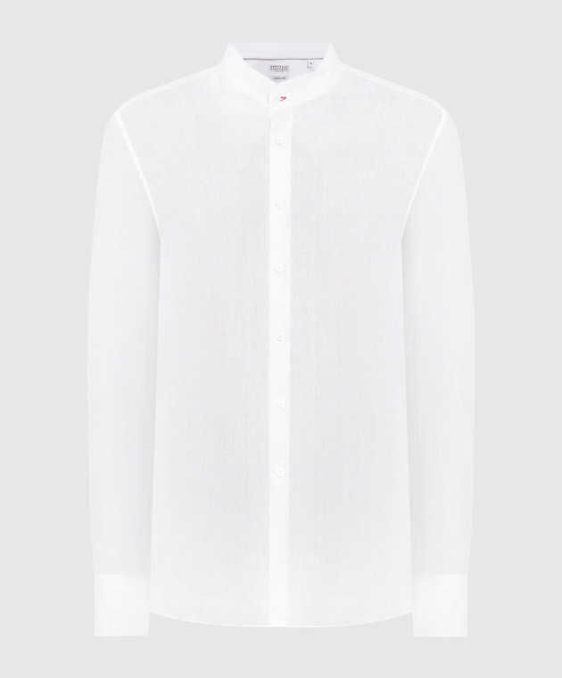 Brunello Cucinelli White linen shirt MB6080687P