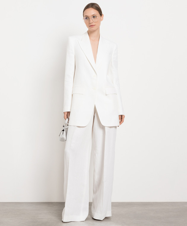 Michael kors white linen on sale pants