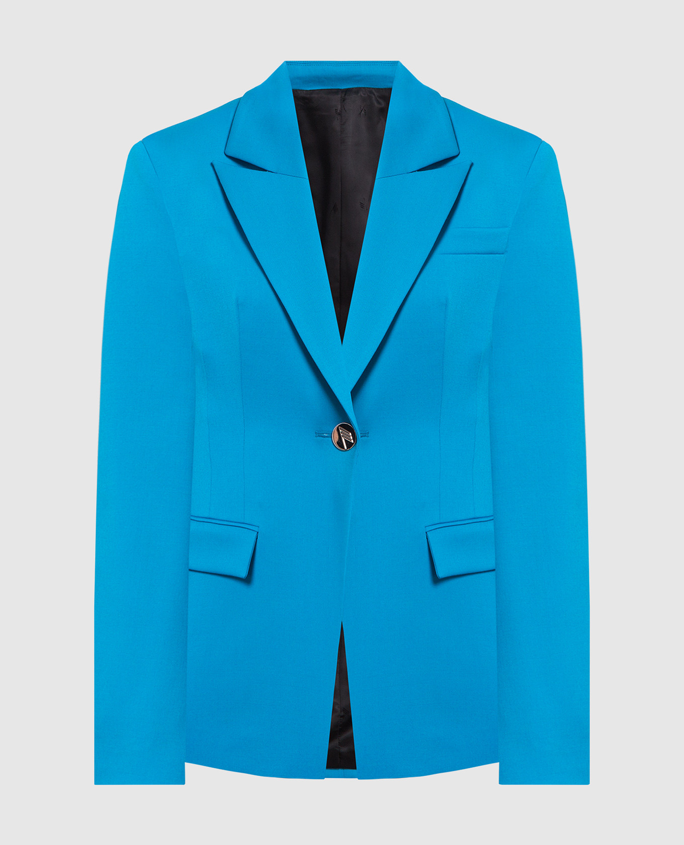 

Голубой жакет Blue из шерсти, Жакеты