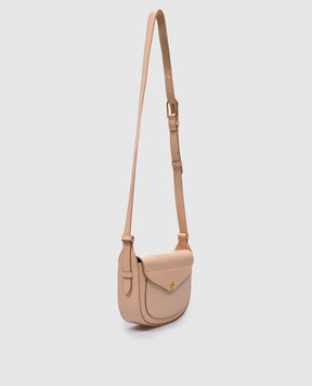 Gianni Chiarini Бежевая кожаная сумка-мессенджер Sandy BS10560PRCK