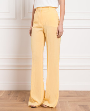 Max Mara Sportmax Желтые брюки клеш Persia PERSIA