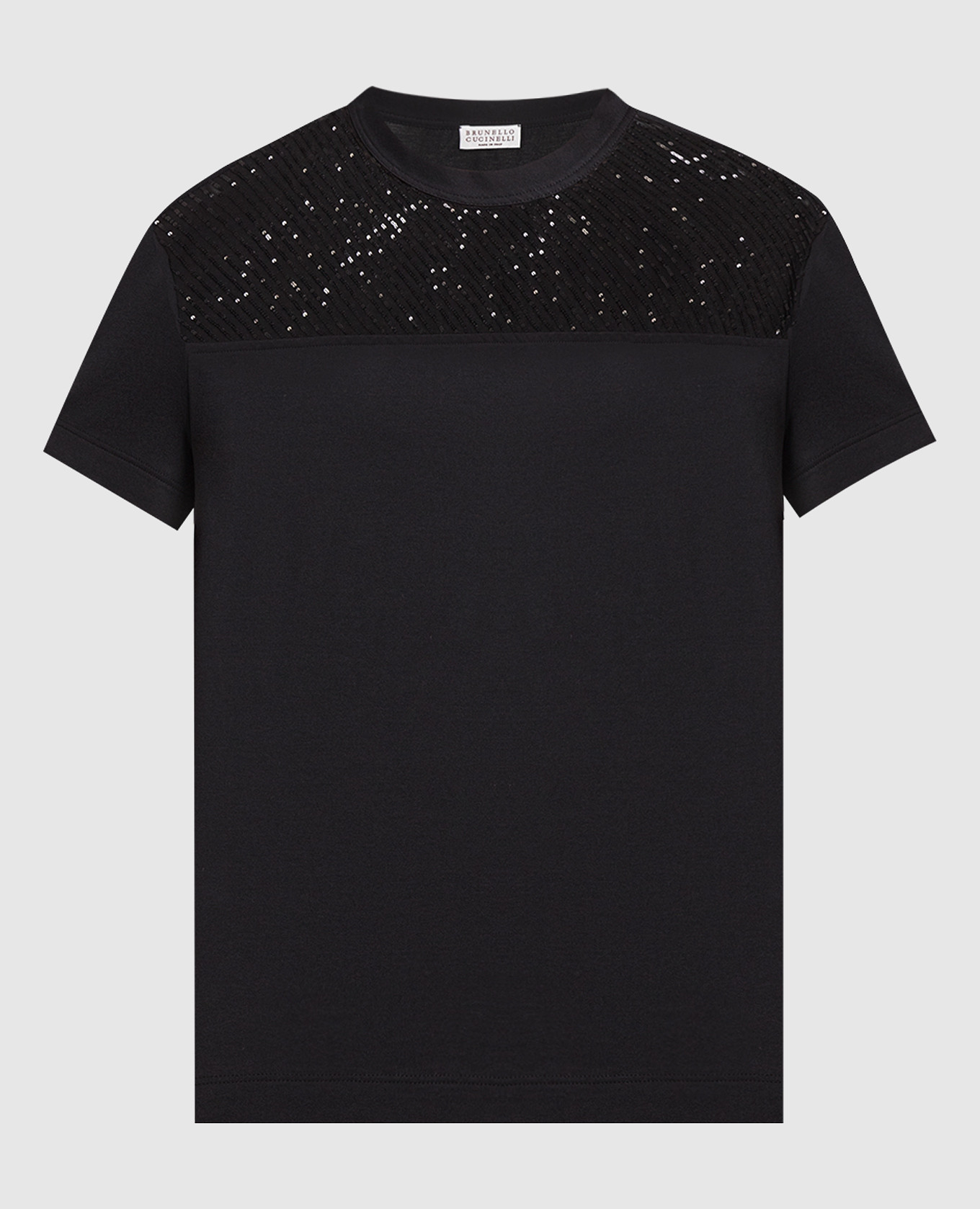 Black t-shirt with sequins