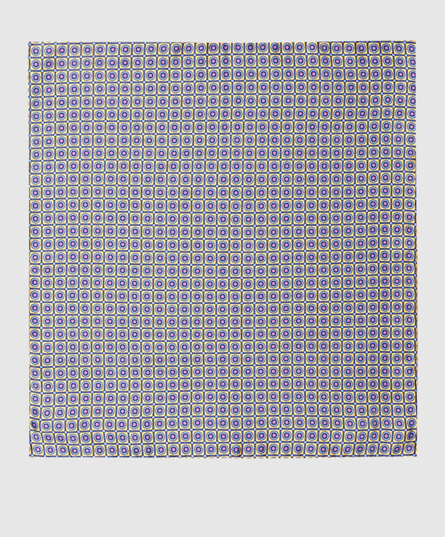 Stefano Ricci Children's silk set of a tie and a scarf in a geometric pattern YDX29003 image 2