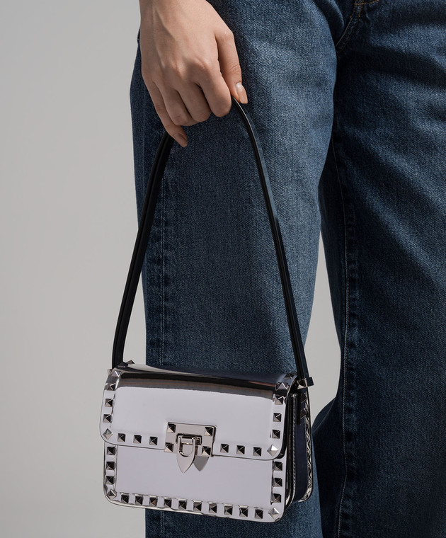 Valentino кожаная сумка-мессенджер Rockstud 3W2B0M42QTE изображение 2