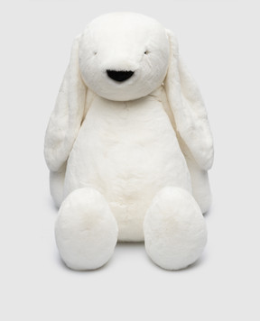 Yves Salomon Enfant Дитяча іграшка молочного кольору з хутра кролика 20WEA318XXREXX