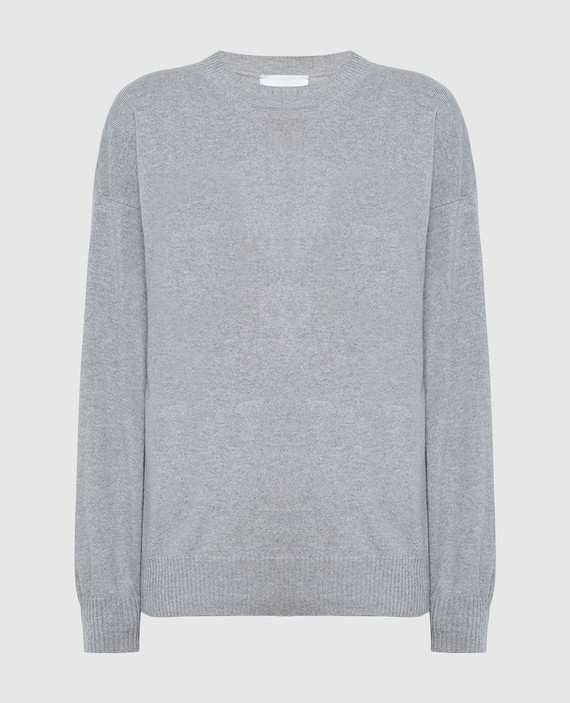 Gray woolen jumper