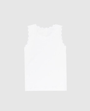 LA PERLA Дитяча біла майка з логотипом 51305814