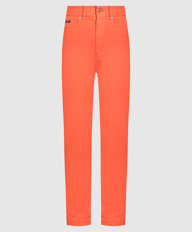 Dolce&Gabbana Orange skinny jeans FTAQWDG889I