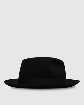 Borsalino Чорний капелюх 50 grammi 114665