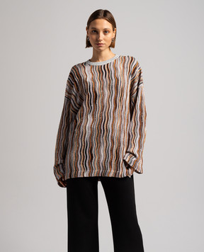 Missoni Джемпер в фактурный узор с пайетками DS23WN1QBK025O
