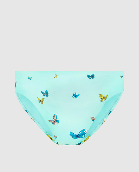 Blue panties from the Lake swimsuit in a print