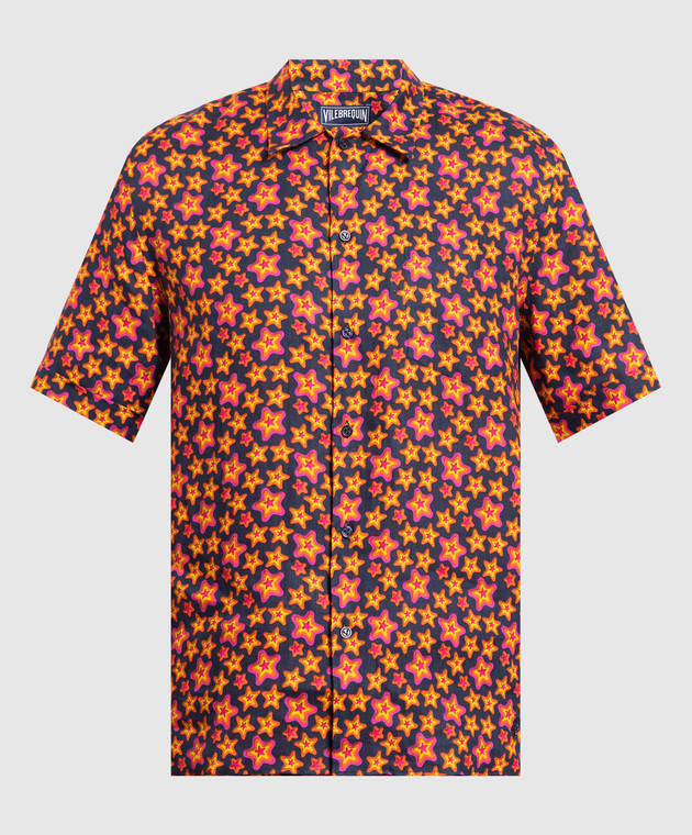 Vilebrequin Charli shirt made of linen in a print HARC3U24
