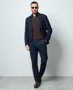 Cashmere&Whiskey Коричневий джемпер з вовни мериноса 77397