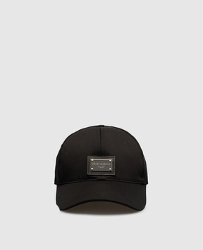 Dolce&Gabbana Чорна кепка з логотипом GH590AGF421