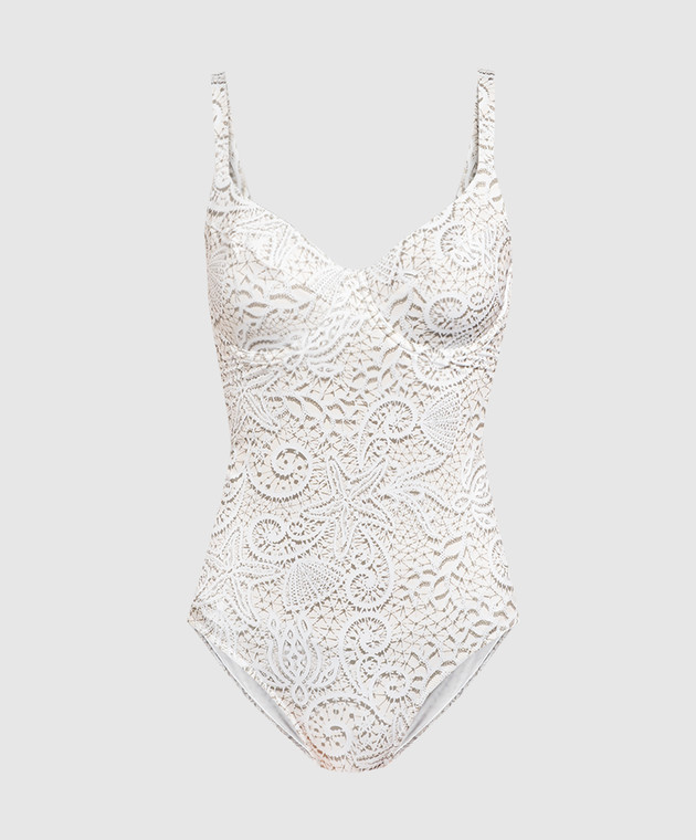 Vilebrequin Leonita beige print swimsuit LNIU3H69