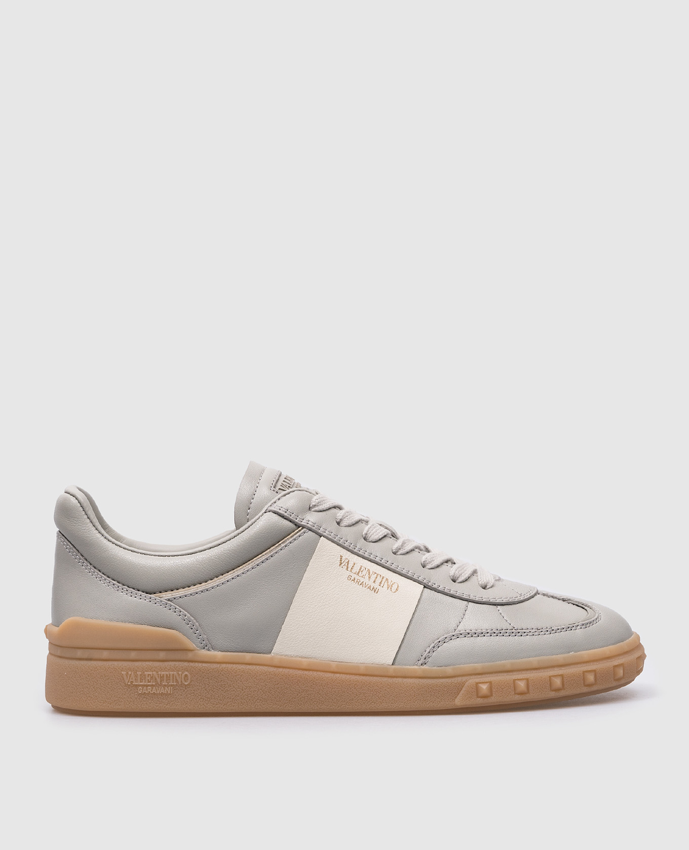 UpVillage gray leather sneakers