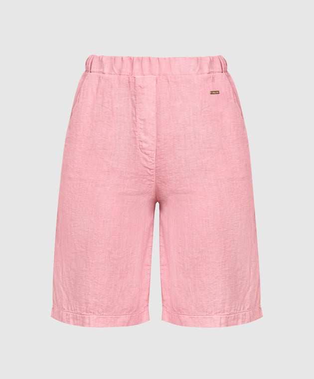 Enrico Mandelli Pink linen shorts ARTISI5182
