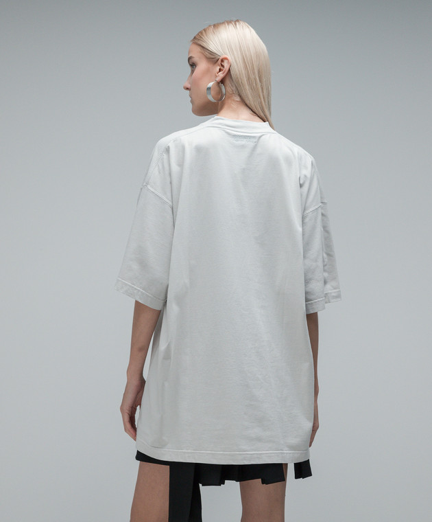 Vetements Gray t-shirt with logo print UE54TR170W image 4