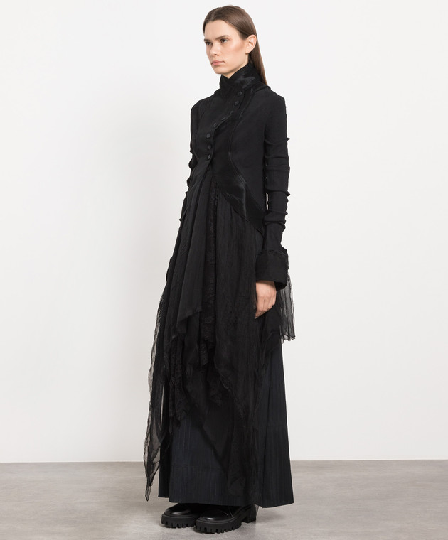 Marc Le Bihan - Black jacket of asymmetric cut 22916 - buy