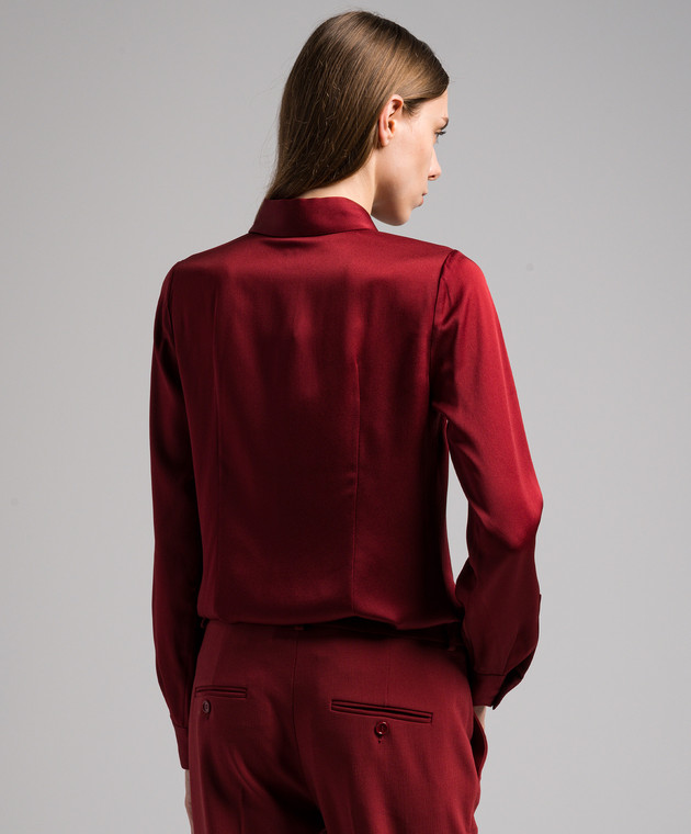 Michael Kors Бордовая блуза CWA7110258601 изображение 4