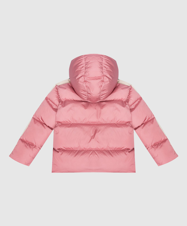 Palm Angels Детская розовая куртка с логотипом PGED001F22FAB001610 изображение 2