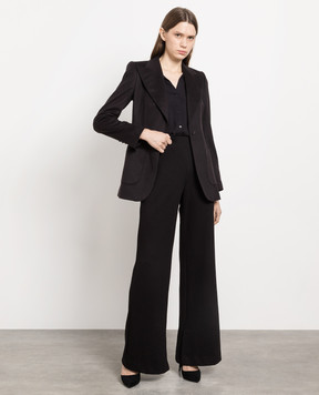 Dolce&Gabbana Черный жакет из кашемира F29HDTFU2AX