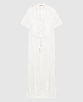 Ermanno Scervino Белое платье с кружевом D424K317GQP
