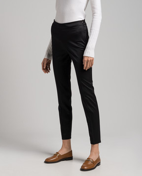 Kiton Черные брюки из шерсти D56114K0573B