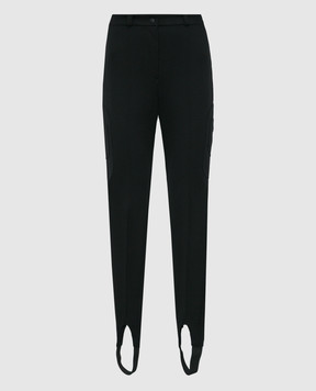 Casablanca Черные узкие штаны WF23TR16003