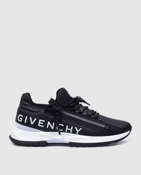 Givenchy Чорні шкіряні кросівки Spectre BH009BH1LL