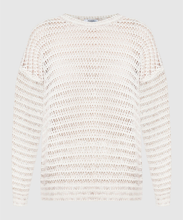 Peserico Білий светр у паєтках S99530F059140C