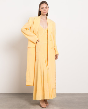 Max Mara Sportmax Жовта сукня максі Cancan CANCAN