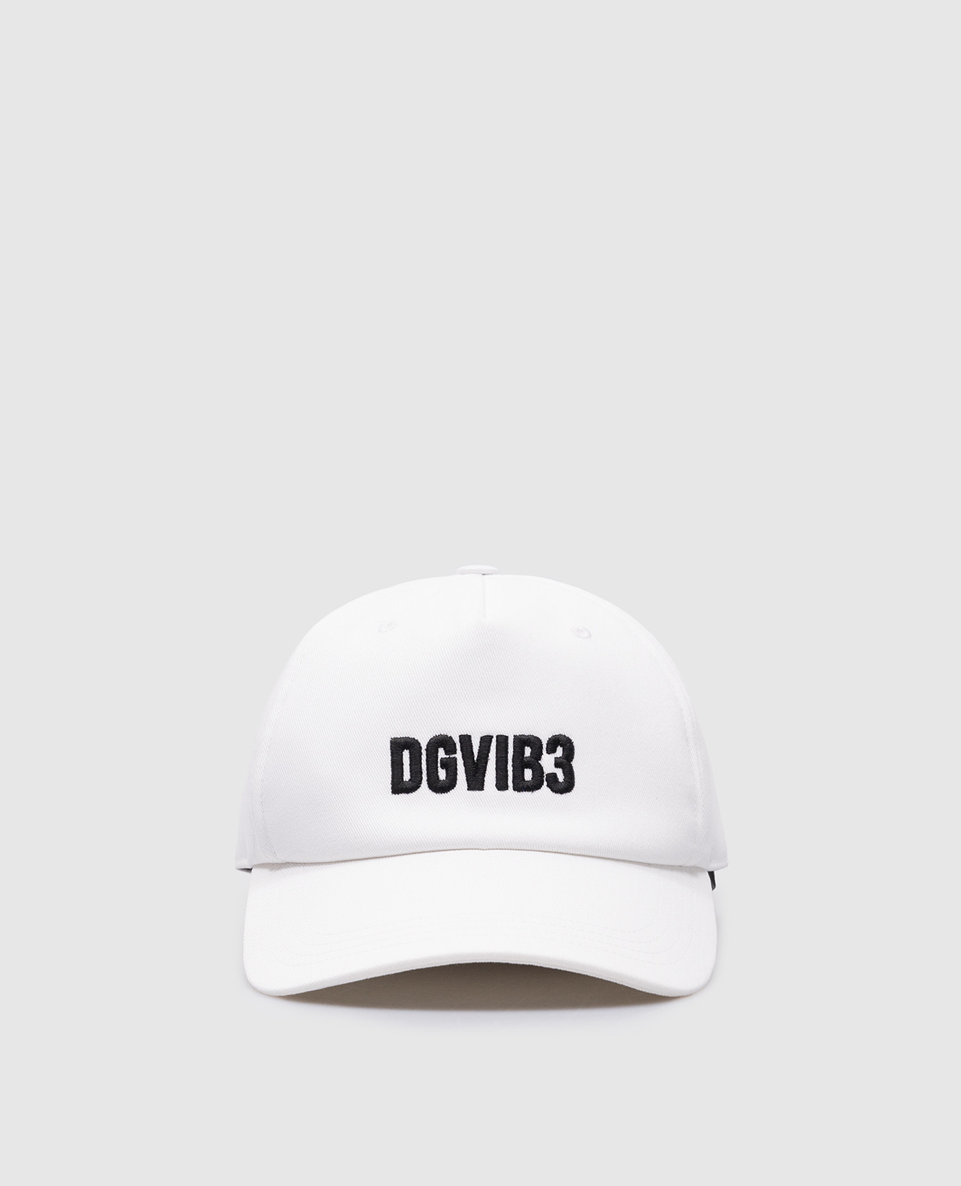 Белая кепка с контрастной вышивкой DGVIB3