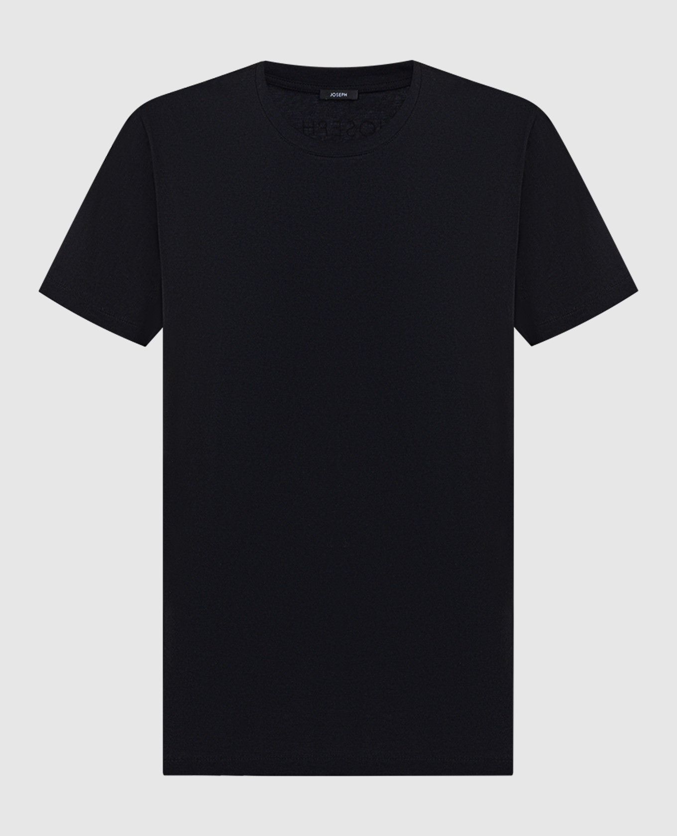 Black t-shirt with logo print