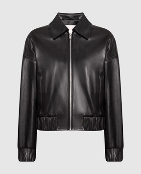 Babe Pay Pls Black leather jacket 2207METALFREE