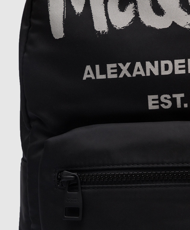 Alexander McQueen - Черный рюкзак с принтом McQueen Graffiti 6464571AABW  купить в Symbol