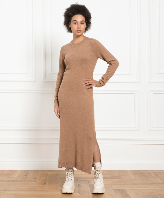 Babe Pay Pls Brown cashmere dress MD9711307341R image 2