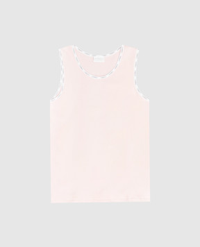 LA PERLA Детская розовая футболка с логотипом 51305814