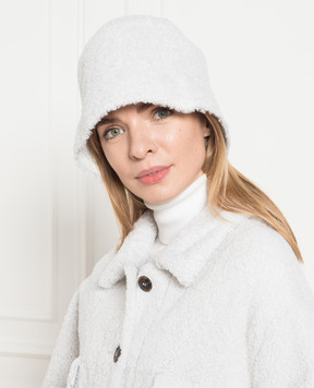 Simonetta Ravizza Біла панама з овчини BGBUCKET